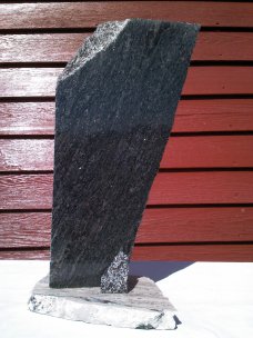 Father and Son (Cosmic Black Granite, Marble) 14"X6.5"X5", 2013, $150